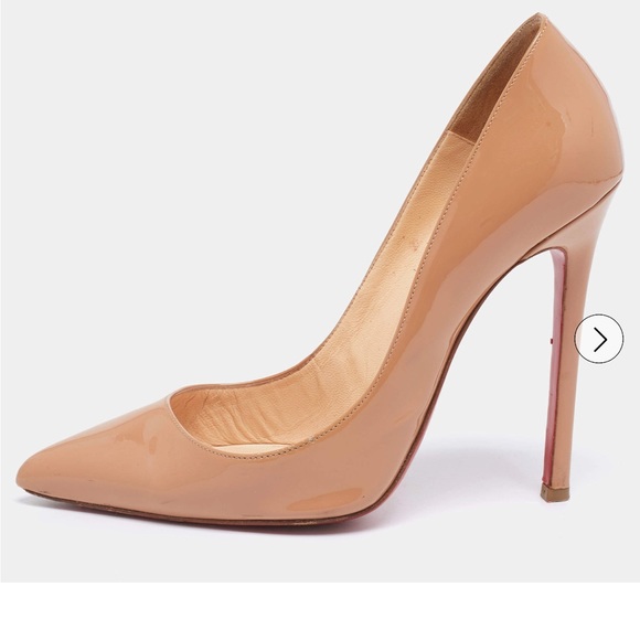 Christian Louboutin Beige Pigalle Pumps Heels 38.5 - Picture 2 of 11